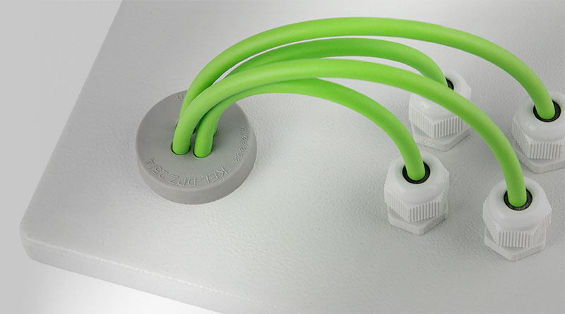 KEL-DPZ CR multi-membrane cable entry plates for Cleanroom